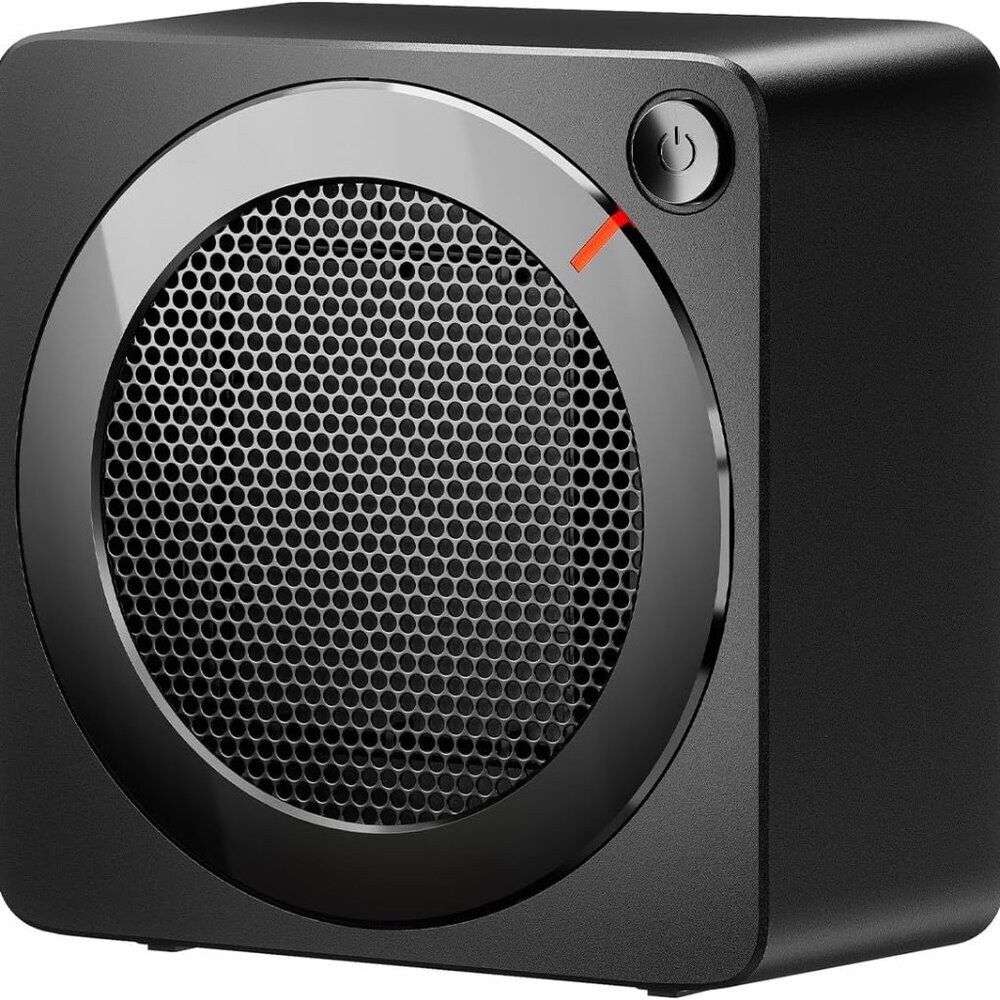 Mini Space Heater, Lightweight PTC Ceramic Fast Heating 500W Energy Efficient fo